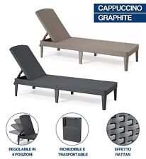 LIT DE PLAGE REFERMABLE CHAISE