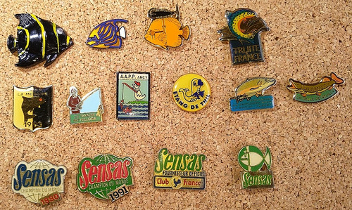 Lot pins pêche - de, 14