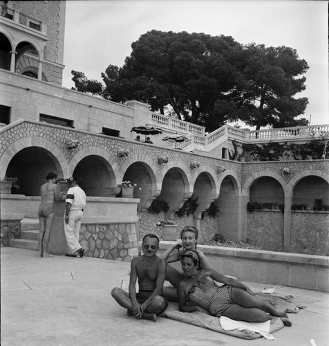 Espagne 1951 solarium - espagne, c.1951