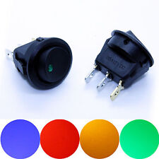 12V Rocker Switch Illuminated ON/OFF LED 12 Volt Mini Switch Toggle Switch 20A
