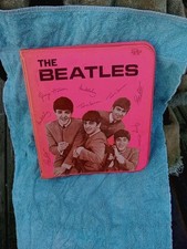 Rare Beatles  Binder Notebook 1964 HOT PINK 