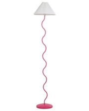 Lampadaire Blanc et Rose en