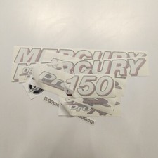 Kit autocollants remplacement Mercury Pro XS 150 (2002–2006) – moteur hors-bord