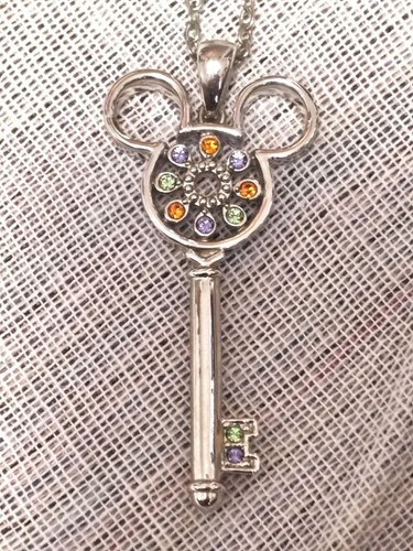 Collier pendentif clé mickey - collier,
