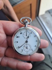 Antique Auricoste Militaria 1st World War Chronometer Pocket Watch