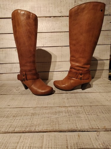 Bottes pikolinos cuir camel - bottes,
