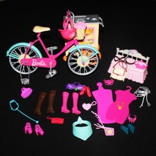 Barbie Mattel Ice Cart & Accessories Bike