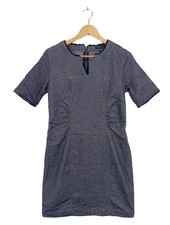 RIVER WOODS Robe à manches courtes Dames Robe T EU 40 bleu style décontracté