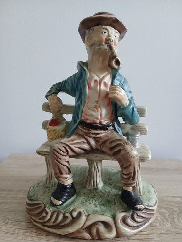 Figurine vintage clochard - , sur