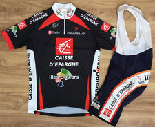 Caisse Depargne Nalini RARE mens cycling kit jersey + bib shorts size 5 (XL)