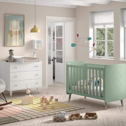 Pack lit bébé commode - commode, &