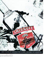 PUBLICITE ADVERTISING 096  2005   la vodka Smirnoff  triple didtilled