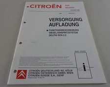 Workshop Manual Citroen C 15 Diesel Injection System Delphi DCN 2.2 10/2000