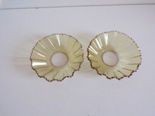 LOT DE 2 BOBECHES EN VERRE