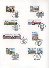 COLLECTION DES 18 TIMBRES
