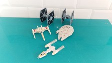 Figurine Star wars hotwheels lot vaisseaux x wing millenium tie fighter y wing