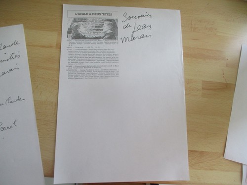 Jean marais lot dedicace - ,