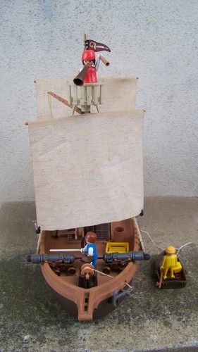 Bateau pirate vintage - bateau,