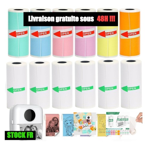 Papier thermique autocollant