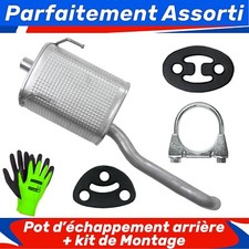 Pot d’échappement arrière