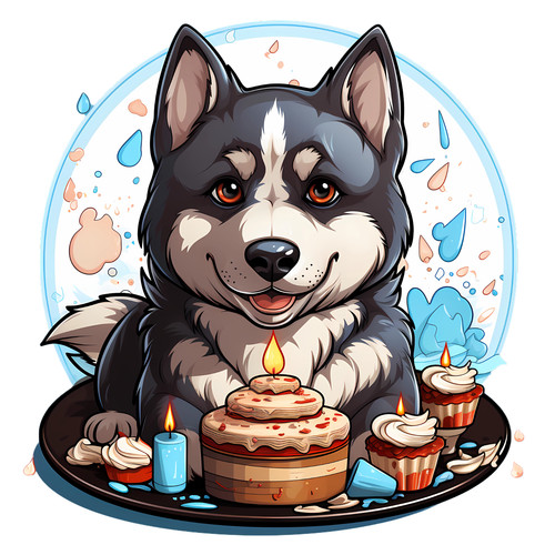 Autocollant xxl siberian husky - xxl,