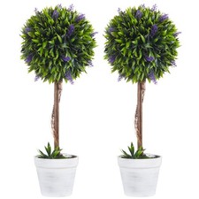HOMCOM Lot de 2 plantes