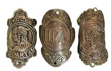 3 Plaques anciennes pour