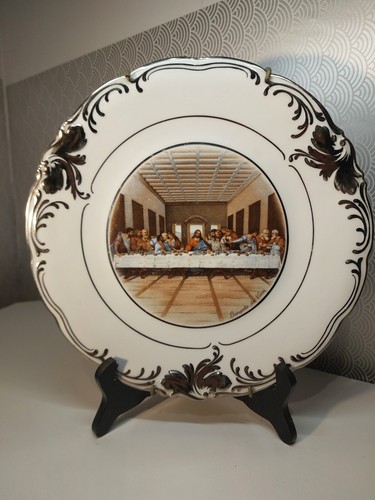 Assiette décorative - , en