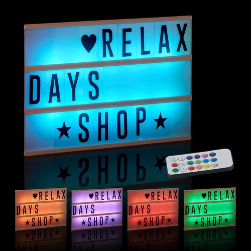 Relaxdays boîte lumineuse - relaxdays,