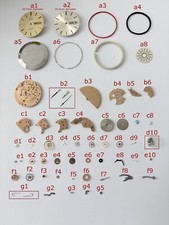 Omega Caliber 1020 Movement Parts Fork Wheel Spring Bridge 1010 1012 1021 1022 6