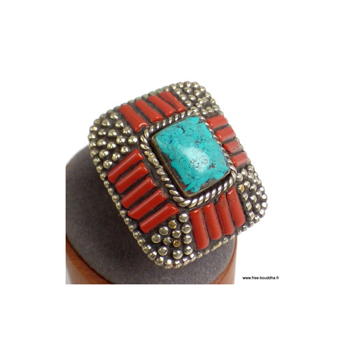 Grosse bague tibétaine - grosse,