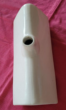 OLD PORCELAIN HOT WATER BOTTLE / BED HEATER WITHOUT CAP