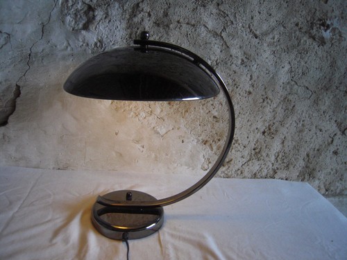 Lampe bureau metal laque - lampe,