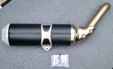 Moto Guzzi V85tt 2022 Motorcycle Exhaust Muffler OEM Pipe w/Clamp USED LeoVince
