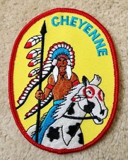 Vintage Patch CHEYENNE Brodé