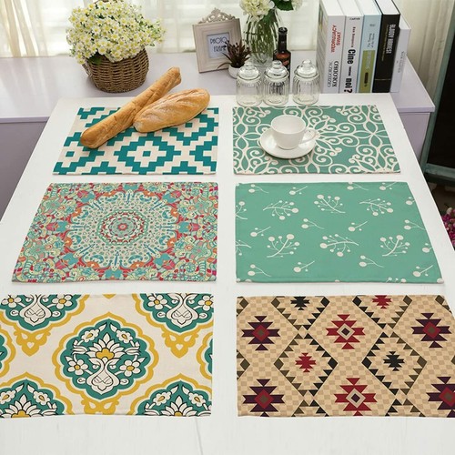 6er set platzset nappe design - platzset,