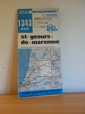 Carte IGN  1/25000 1343 Est *