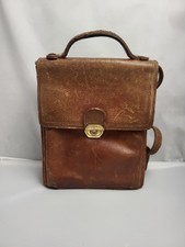 Sac ancien en cuir marron –