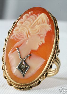 Huge tall vintage 14k - vintage, gold