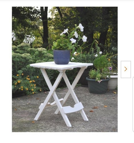 Quik fold chalk patio side - chalk,