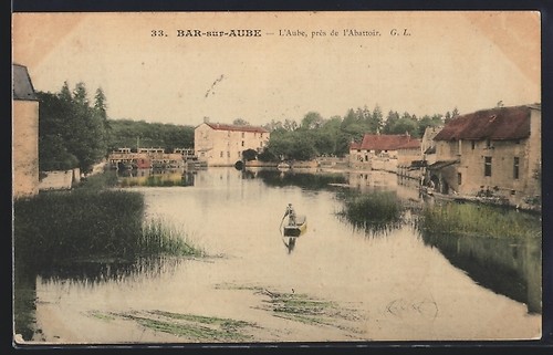 Cpa bar sur aube - cpa, l´aube