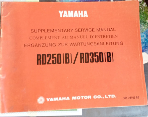 Yamaha rd250 350 - yamaha,