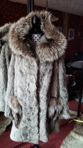 Manteau fourrure élevage - manteau, en