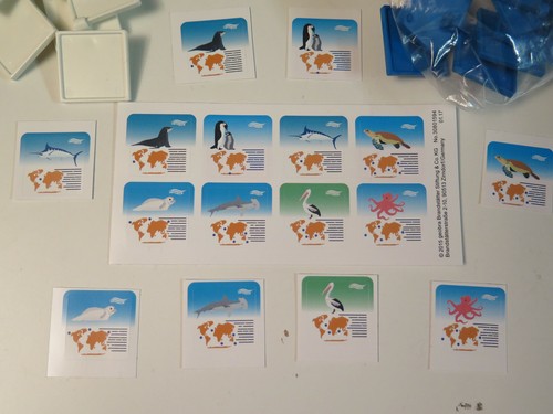 Autocollant sticker animaux - autocollant,