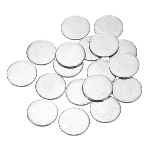 60pcs disque inox dia 2mm - 60pcs,
