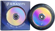 GRAVITI 1 Pair 120mm Pro Stunt Scooter Alum Hollow Wheels with ABEC 9 Bearings