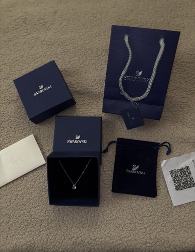Collier swarovski argenté - collier,