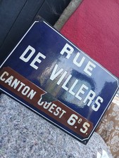 plaque émaillée ancienne De