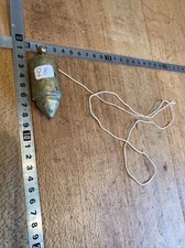 n° 28 outil ancien, fil à plomb de Maçon En Laiton