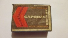 Vintage Caporal Export Pipe Tobacco Matchbox